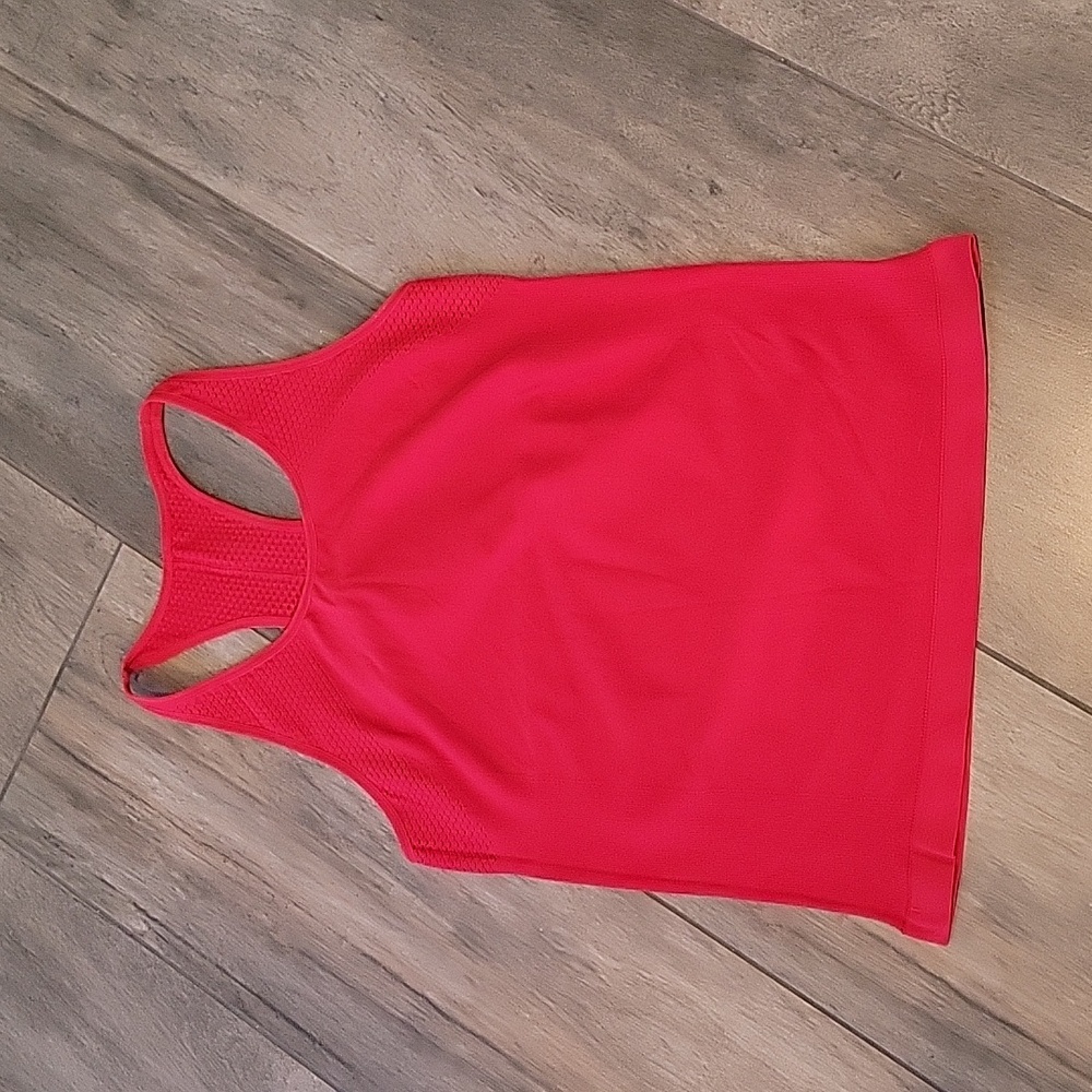 RBX Prime Don't Mesh Me tank in coral, size Medium